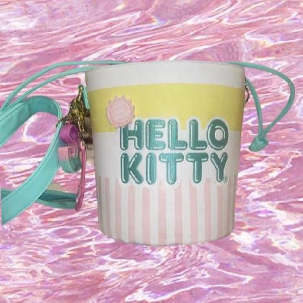 Hello Kitty Loungefly Ramen Cup Bucket Bag
